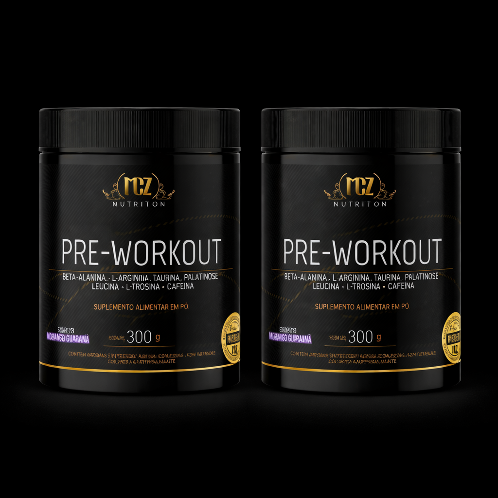 2 Potes Pré-Workout